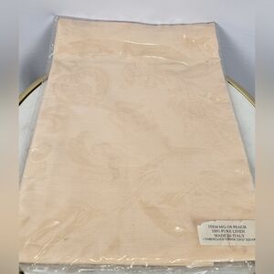 SFERRA‎ Peach Linen Tablecloth 52×52